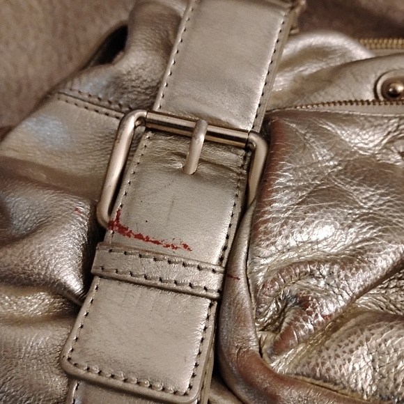 Michael Kors Metallic Leather Handbag - Picture 8 of 10